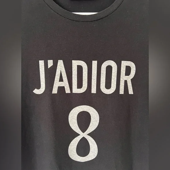 Dior J’Adior 8 T-Shirt Size S Black - Picture 3 of 10